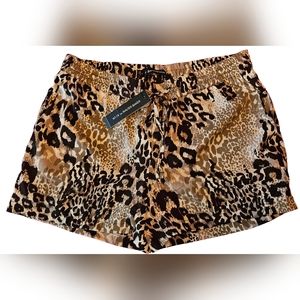 🌞NWT Walter Baker Brown Leopard print shorts